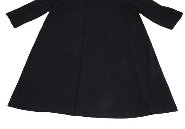Yohji Yamamoto POUR HOMME Wool Balmacaan Coat Blue Size M