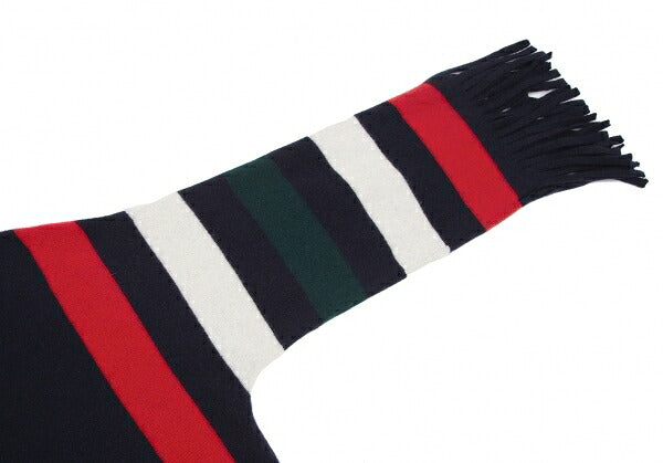 POLO RALPH LAUREN Wool Fringe Sweater Multi-Color Size XS