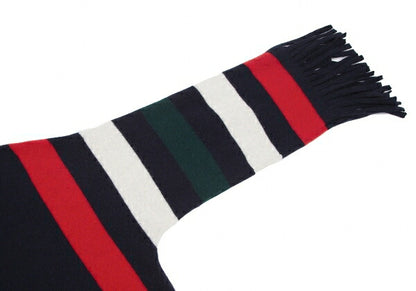 POLO RALPH LAUREN Wool Fringe Sweater Multi-Color Size XS