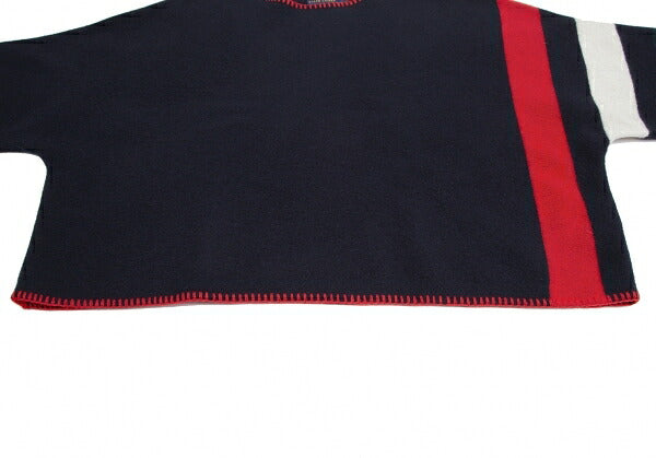 POLO RALPH LAUREN Wool Fringe Sweater Multi-Color Size XS