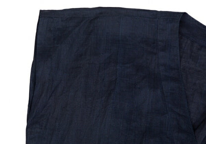 ISSEY MIYAKE Dyed Linen Sleeveless Jacket Indigo Size 9