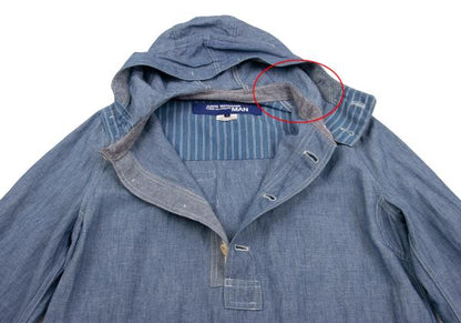 JUNYA WATANABE MAN COMME des GARCONS 15SS Hoodie Blue Size S