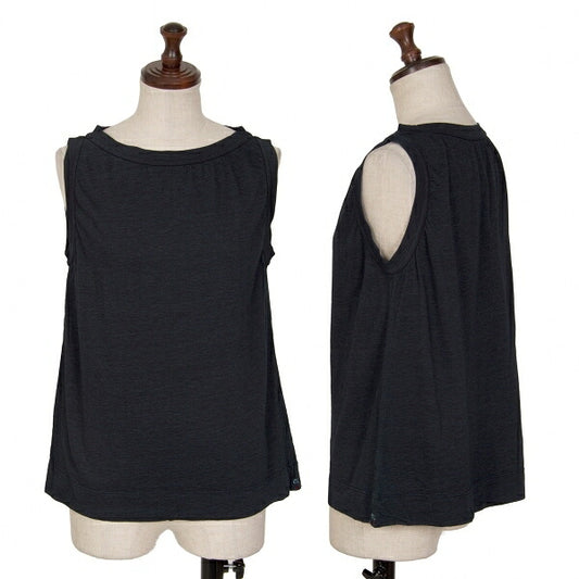 45rpm Indigo Dyed Cotton Tank Top Navy Size 3