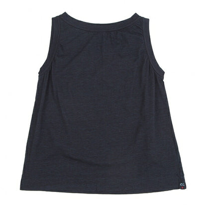 45rpm Indigo Dyed Cotton Tank Top Navy Size 3