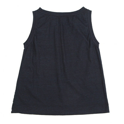 45rpm Indigo Dyed Cotton Tank Top Navy Size 3