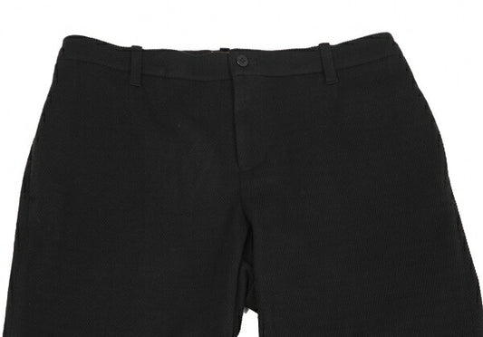 ISSEY MIYAKE HaaT Poly Acrylic Straight Pants Black Size 4