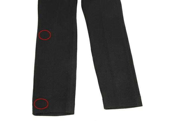 ISSEY MIYAKE HaaT Poly Acrylic Straight Pants Black Size 4