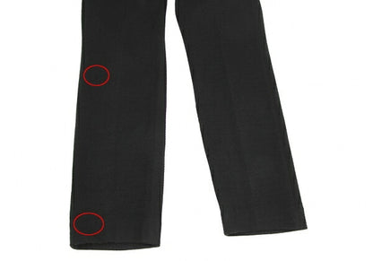 ISSEY MIYAKE HaaT Poly Acrylic Straight Pants Black Size 4