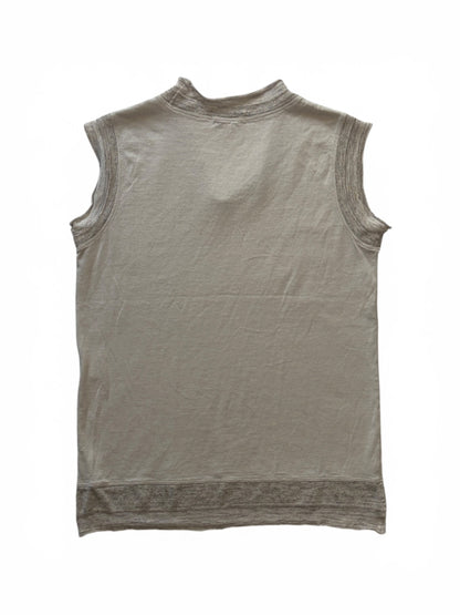 Issey Miyake Beige T-Shirt Size XS