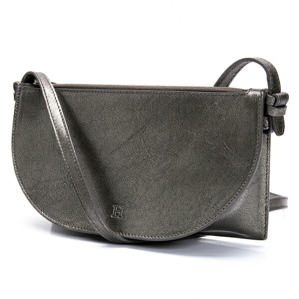 HIROFU 40th Anniversary Metallic Gray Shoulder Bag