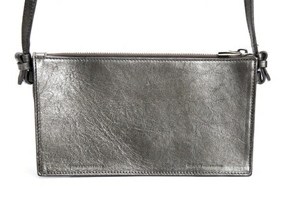 HIROFU 40th Anniversary Metallic Gray Shoulder Bag
