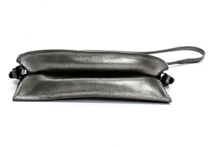 HIROFU 40th Anniversary Metallic Gray Shoulder Bag