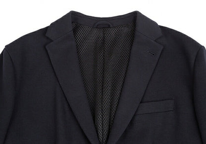 EMPORIO ARMANI Stretch Mesh Lined Jacket Blue Size 54