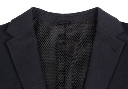 EMPORIO ARMANI Stretch Mesh Lined Jacket Blue Size 54
