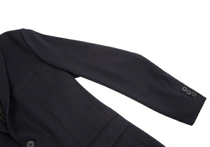 EMPORIO ARMANI Stretch Mesh Lined Jacket Blue Size 54