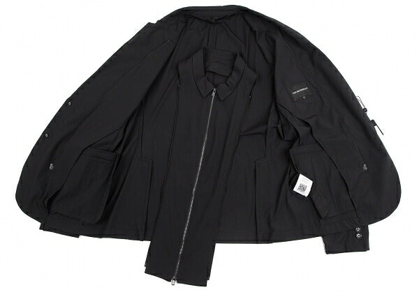 EMPORIO ARMANI Stretch Zip Detachable Jacket Size 54