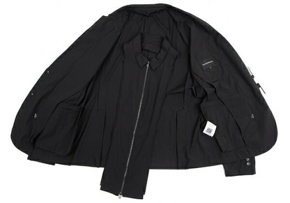 EMPORIO ARMANI Stretch Zip Detachable Jacket Size 54