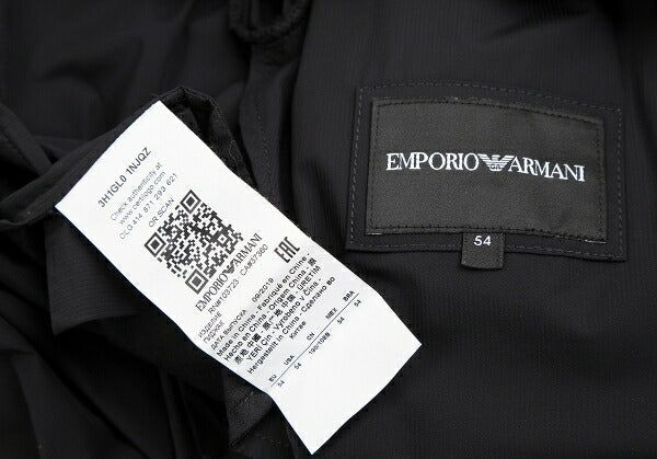 EMPORIO ARMANI Stretch Zip Detachable Jacket Size 54