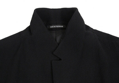 EMPORIO ARMANI Poly Snap Button Jacket Black Size 56