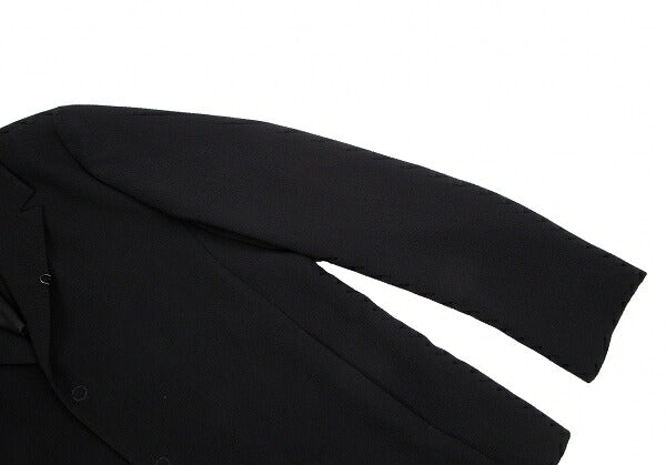 EMPORIO ARMANI Poly Snap Button Jacket Black Size 56