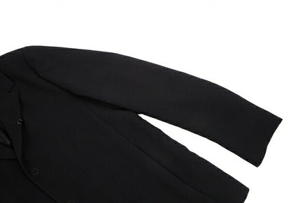 EMPORIO ARMANI Poly Snap Button Jacket Black Size 56