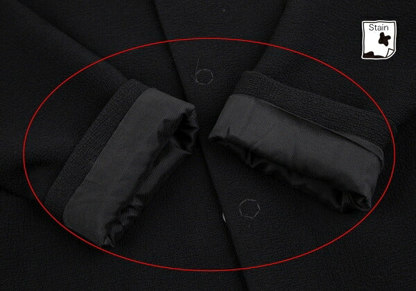 EMPORIO ARMANI Poly Snap Button Jacket Black Size 56