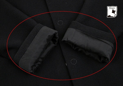 EMPORIO ARMANI Poly Snap Button Jacket Black Size 56