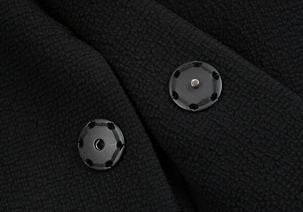 EMPORIO ARMANI Poly Snap Button Jacket Black Size 56