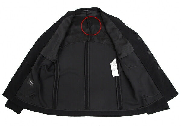 EMPORIO ARMANI Poly Snap Button Jacket Black Size 56