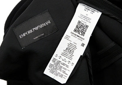 EMPORIO ARMANI Poly Snap Button Jacket Black Size 56