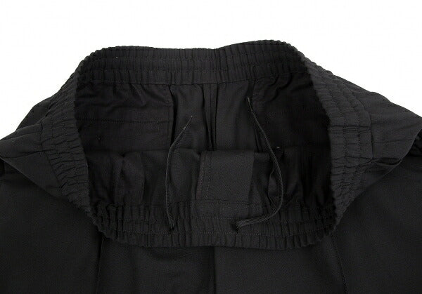 EMPORIO ARMANI Wool Blend Stretch Center Pants Black Size 54