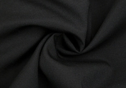 EMPORIO ARMANI Wool Blend Stretch Center Pants Black Size 54