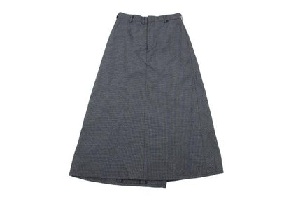 COMME des GARCONS Back Tuck Design Stripe Skirt Gray Size M