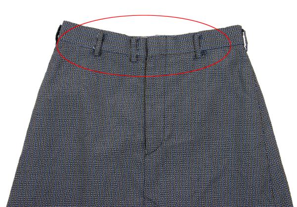 COMME des GARCONS Back Tuck Design Stripe Skirt Gray Size M