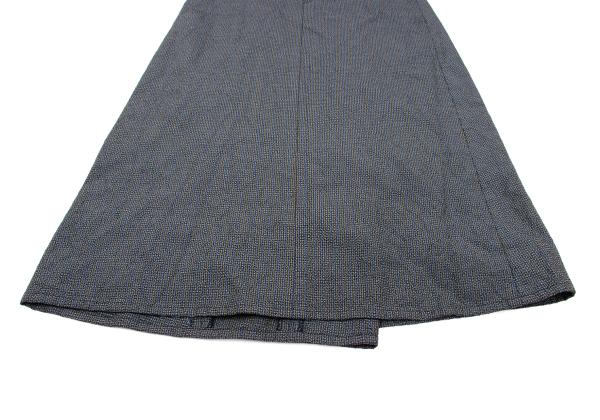 COMME des GARCONS Back Tuck Design Stripe Skirt Gray Size M