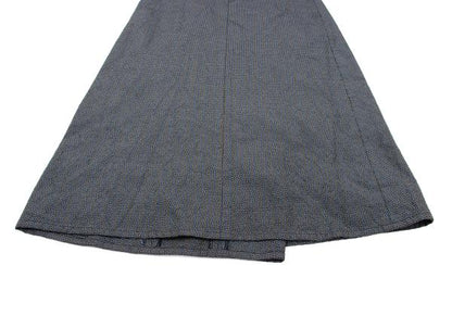 COMME des GARCONS Back Tuck Design Stripe Skirt Gray Size M