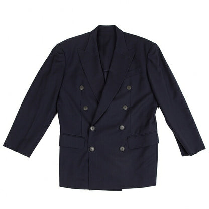 Jean Paul GAULTIER HOMME Wool Double Jacket Blue Size M