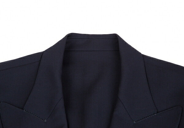Jean Paul GAULTIER HOMME Wool Double Jacket Blue Size M