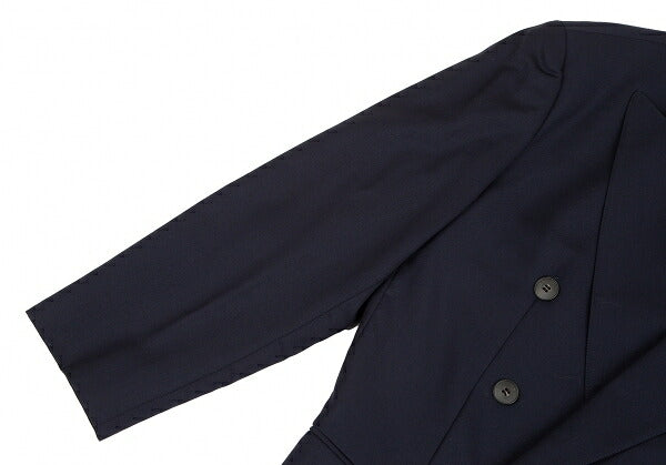 Jean Paul GAULTIER HOMME Wool Double Jacket Blue Size M