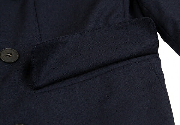 Jean Paul GAULTIER HOMME Wool Double Jacket Blue Size M