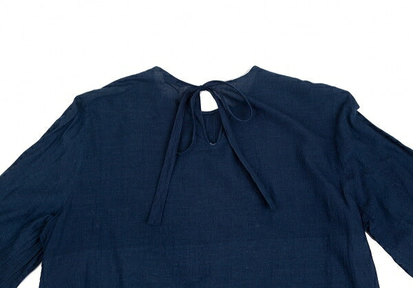 45rpm Indigo Dye Frill Blouse Navy Size 3