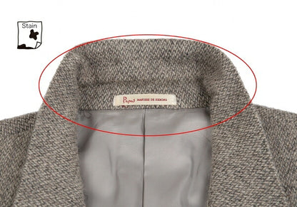 Papas SYDNEY H SHAW Gray Tweed Jacket Size L48