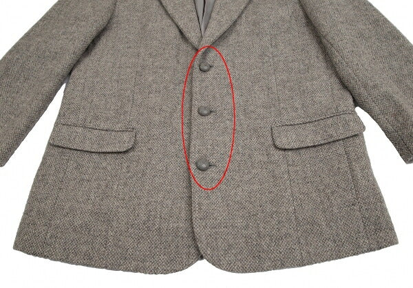 Papas SYDNEY H SHAW Gray Tweed Jacket Size L48