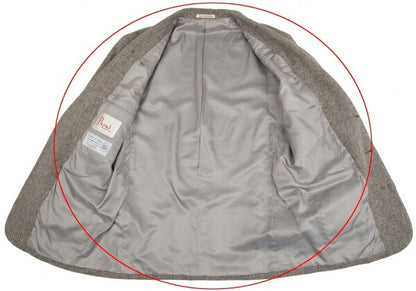 Papas SYDNEY H SHAW Gray Tweed Jacket Size L48