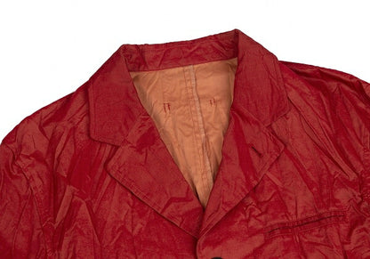 Jean Paul GAULTIER HOMME Crinkle Lapel Jacket Red Size 48