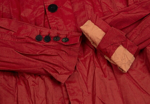 Jean Paul GAULTIER HOMME Crinkle Lapel Jacket Red Size 48