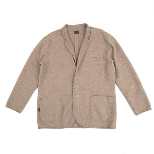 Papas Compressed Wool Logo Jacket Brown Size M