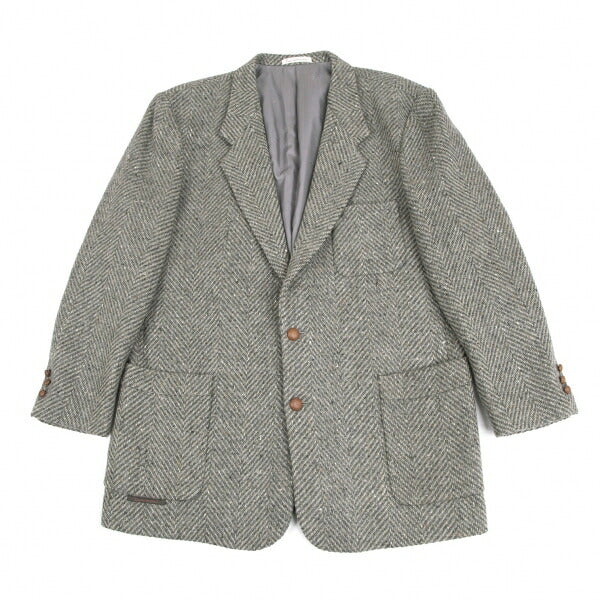 Papas Charles Renton Wool Herringbone Tweed Jacket Size L48