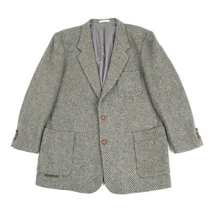 Papas Charles Renton Wool Herringbone Tweed Jacket Size L48