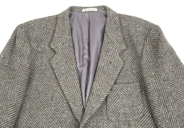 Papas Charles Renton Wool Herringbone Tweed Jacket Size L48